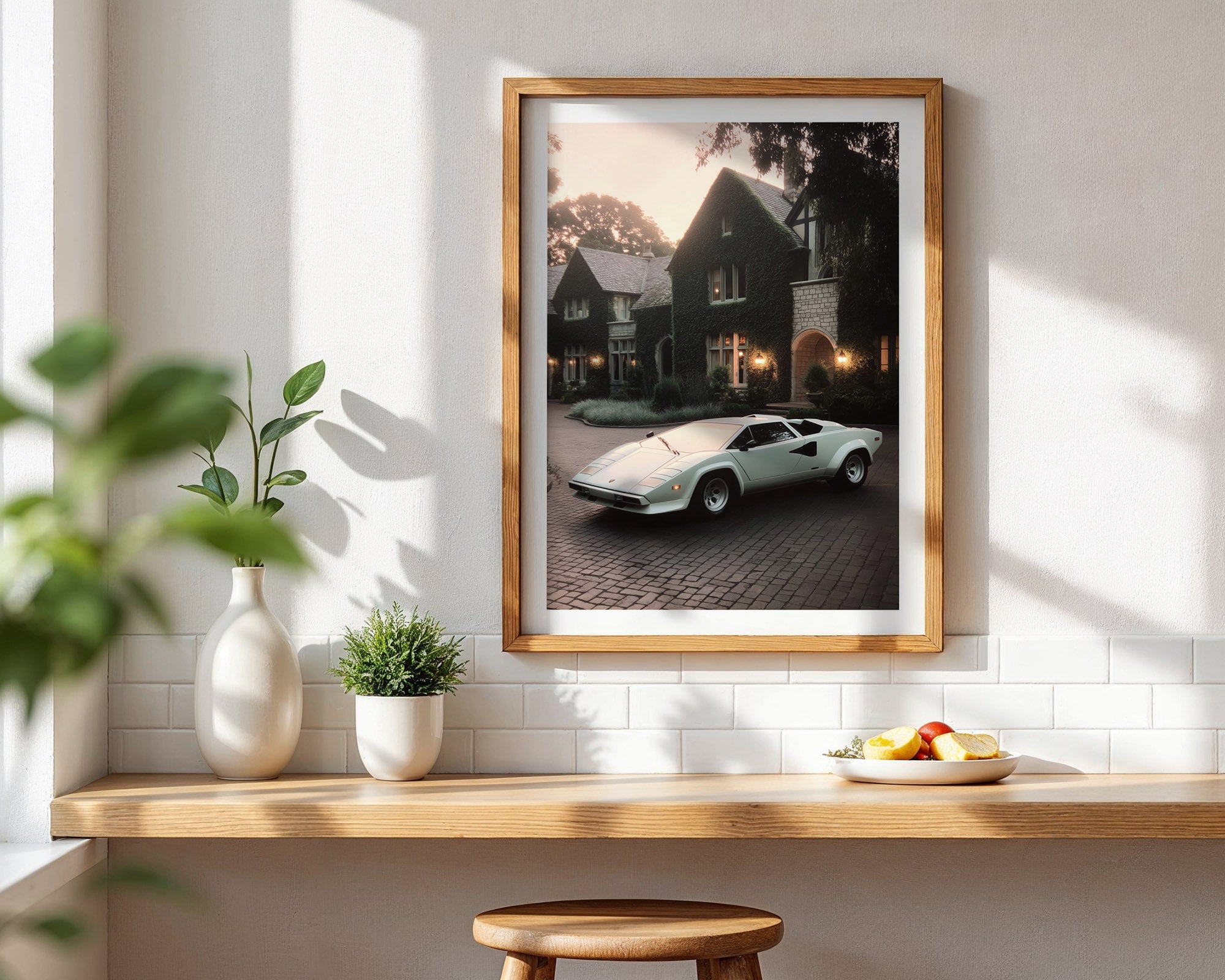 Countach at the Mansion Poster