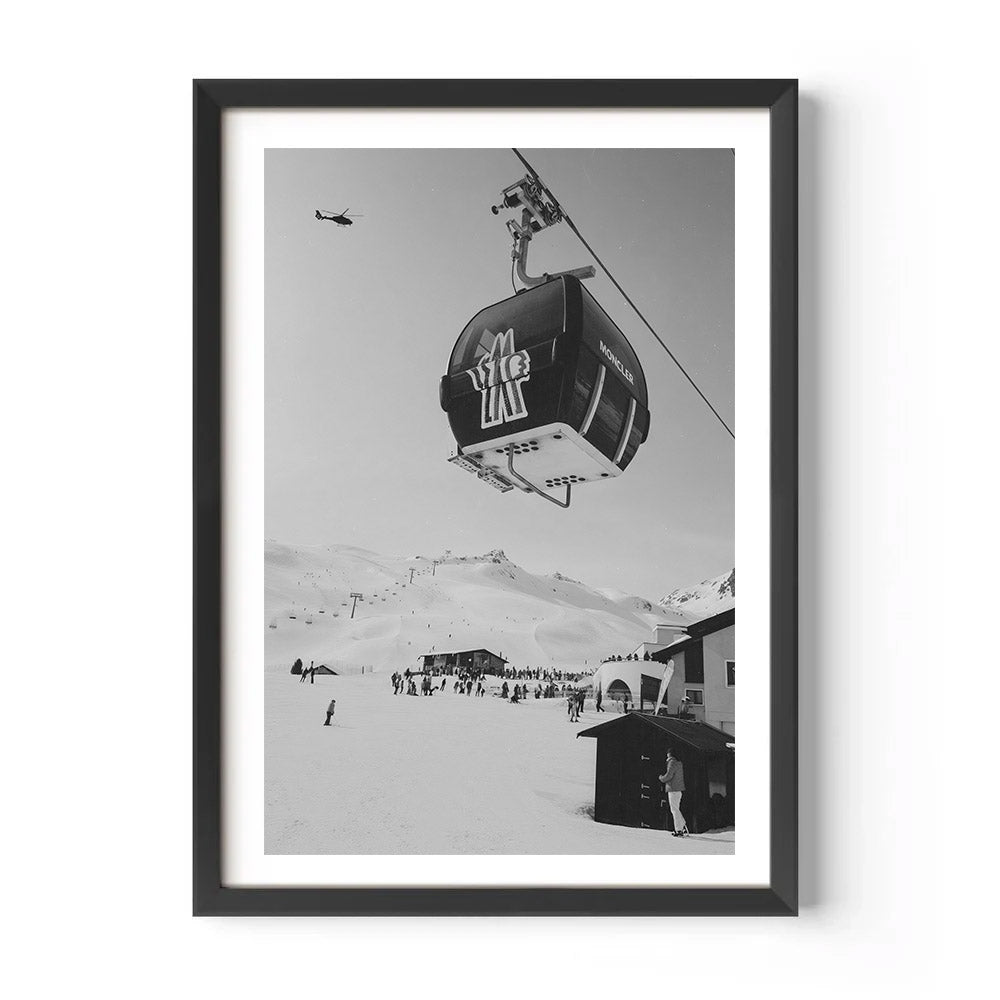 Courchevel Gondola Poster