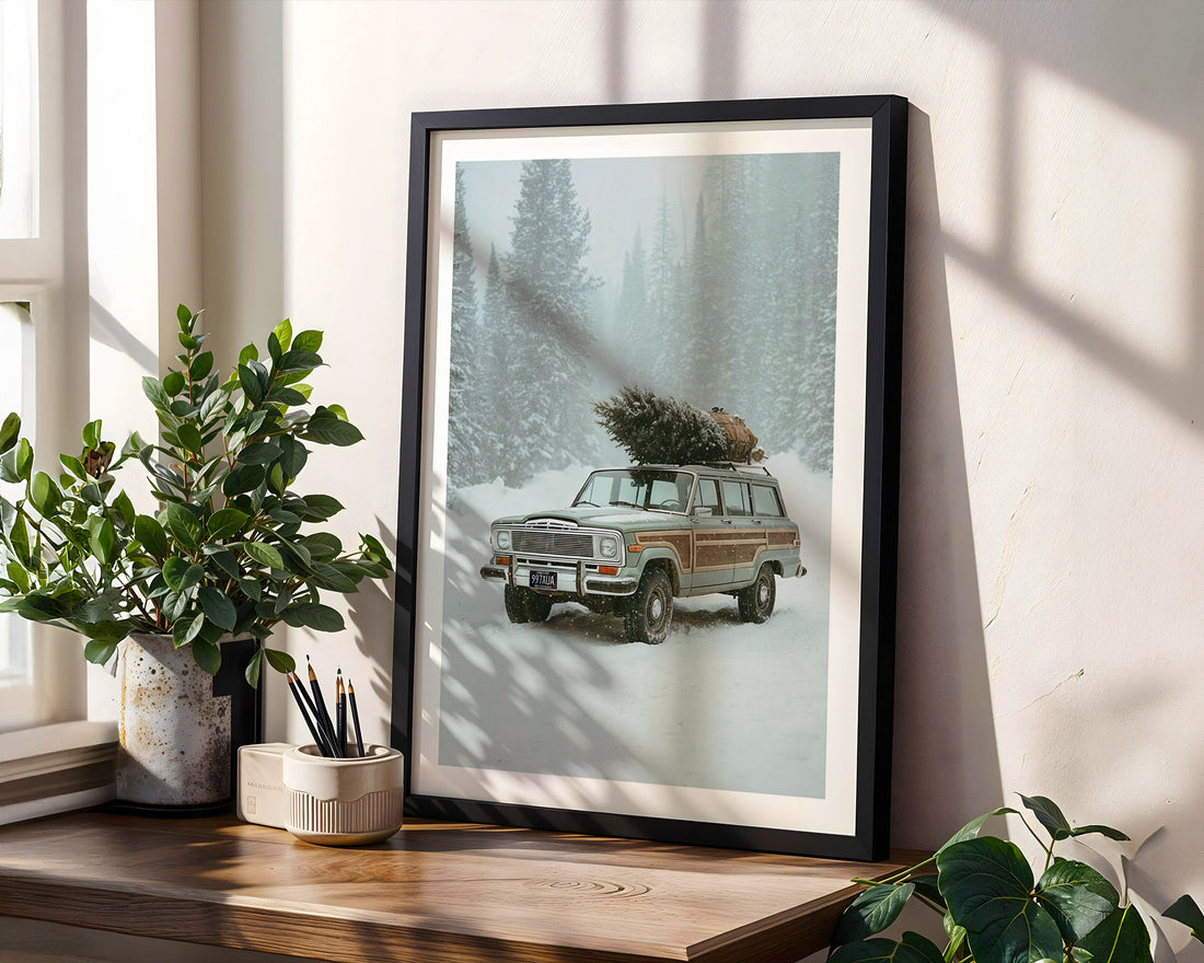 Wagoneer Through the Pines Poster