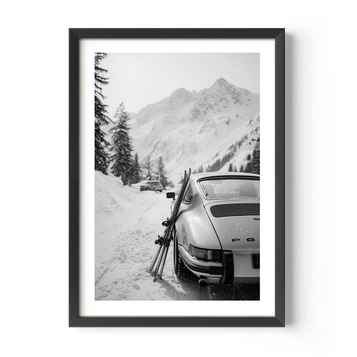 Porsche 911 in the Swiss Alps