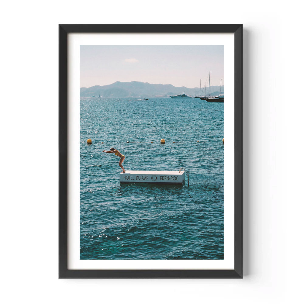 Eden-Roc Summer Dive Poster