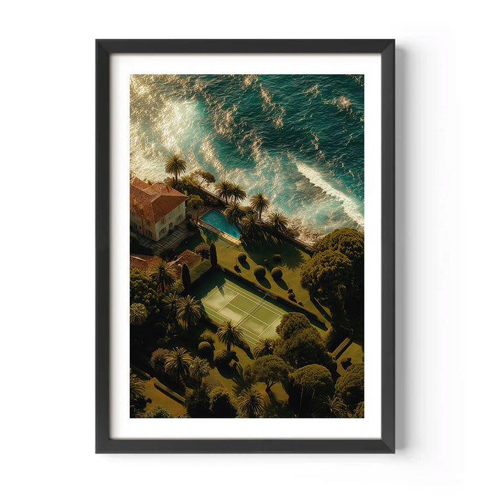 Tennis by the Sea Poster