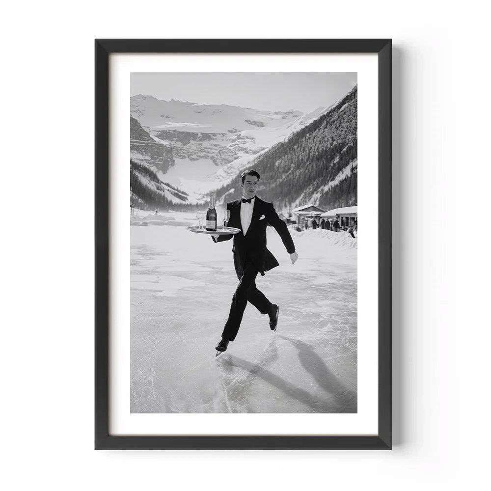 The Ice Waiter, St. Moritz