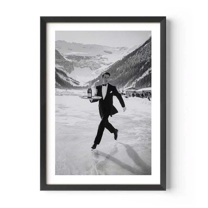 The Ice Waiter, St. Moritz