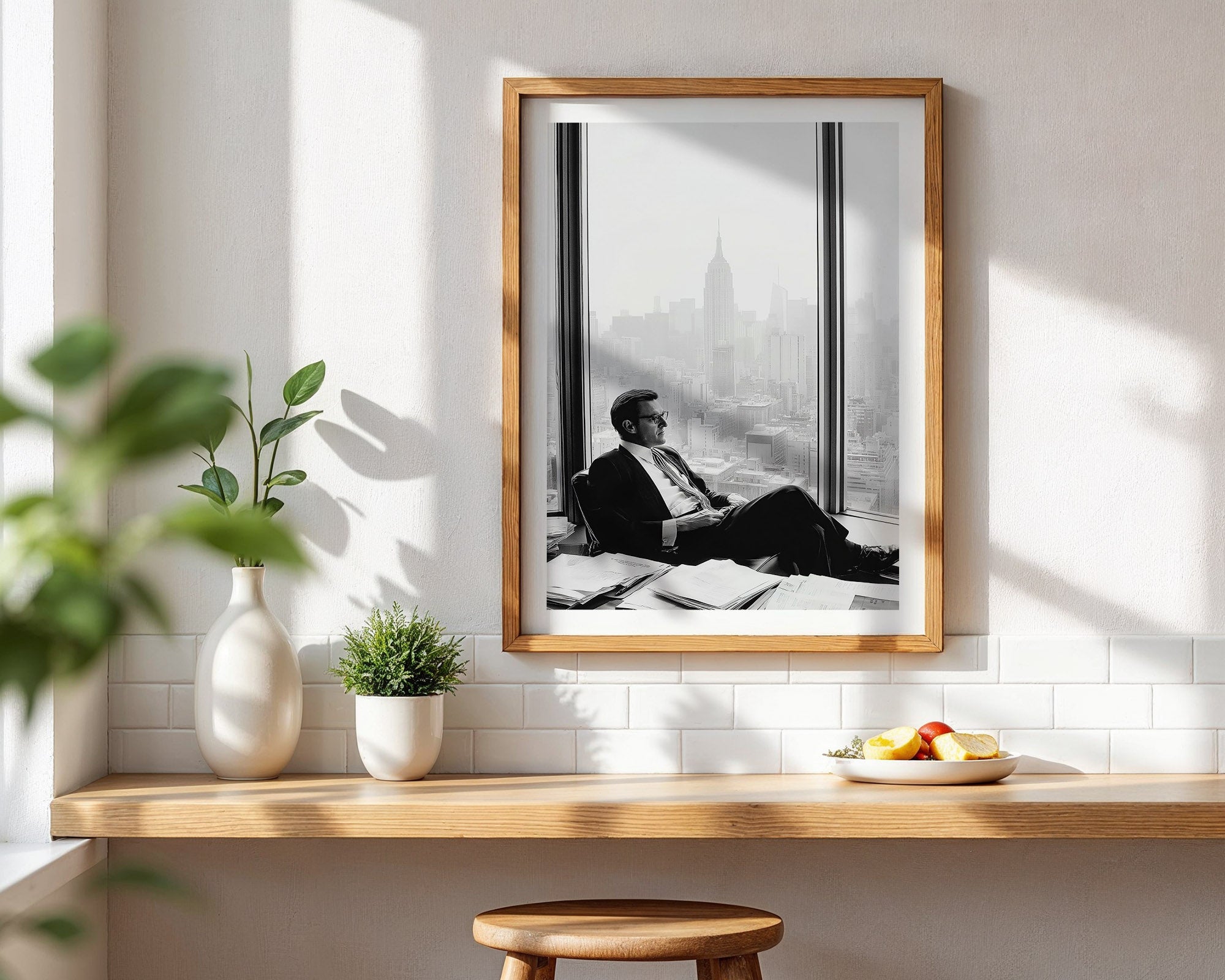 Advertising Man in New York Poster