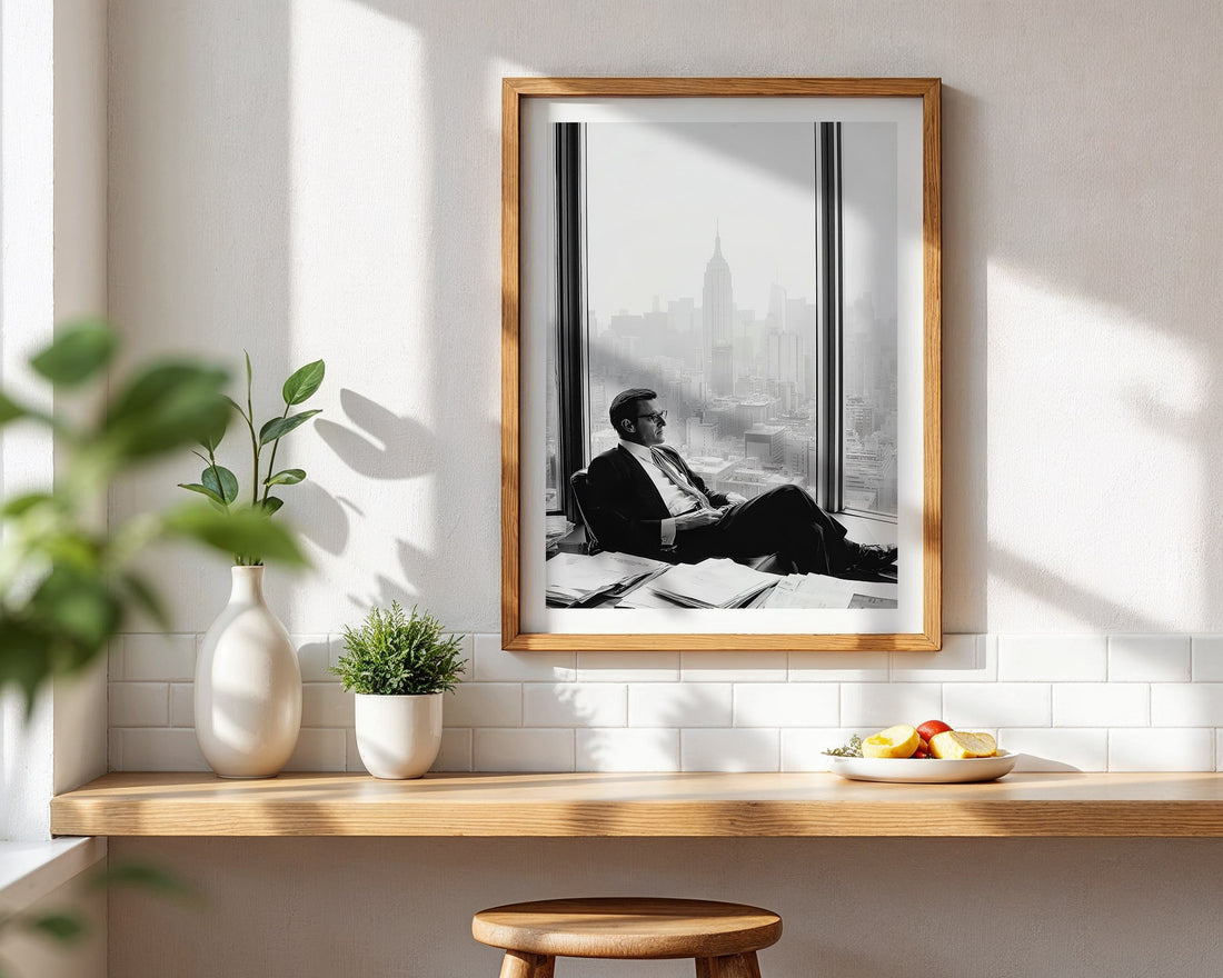 Advertising Man in New York Poster