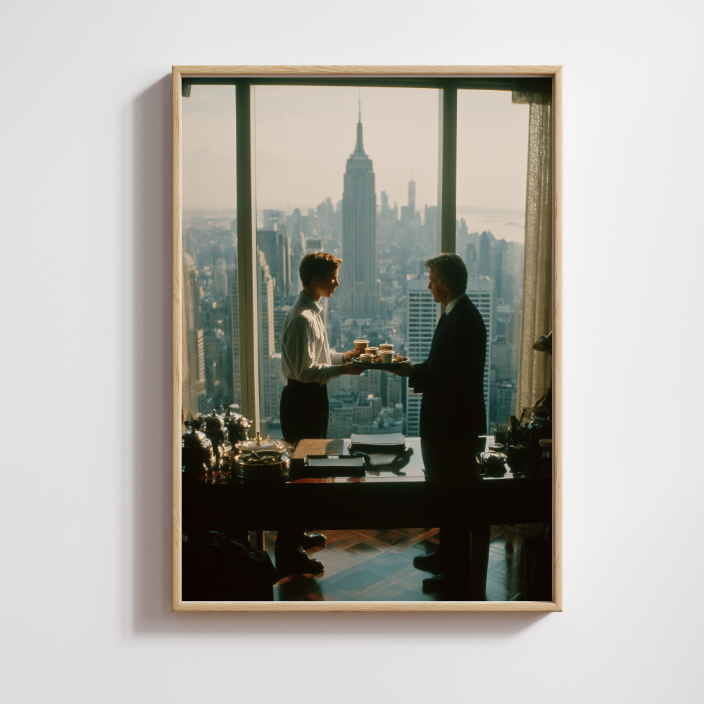 Wall Street Coffee Poster