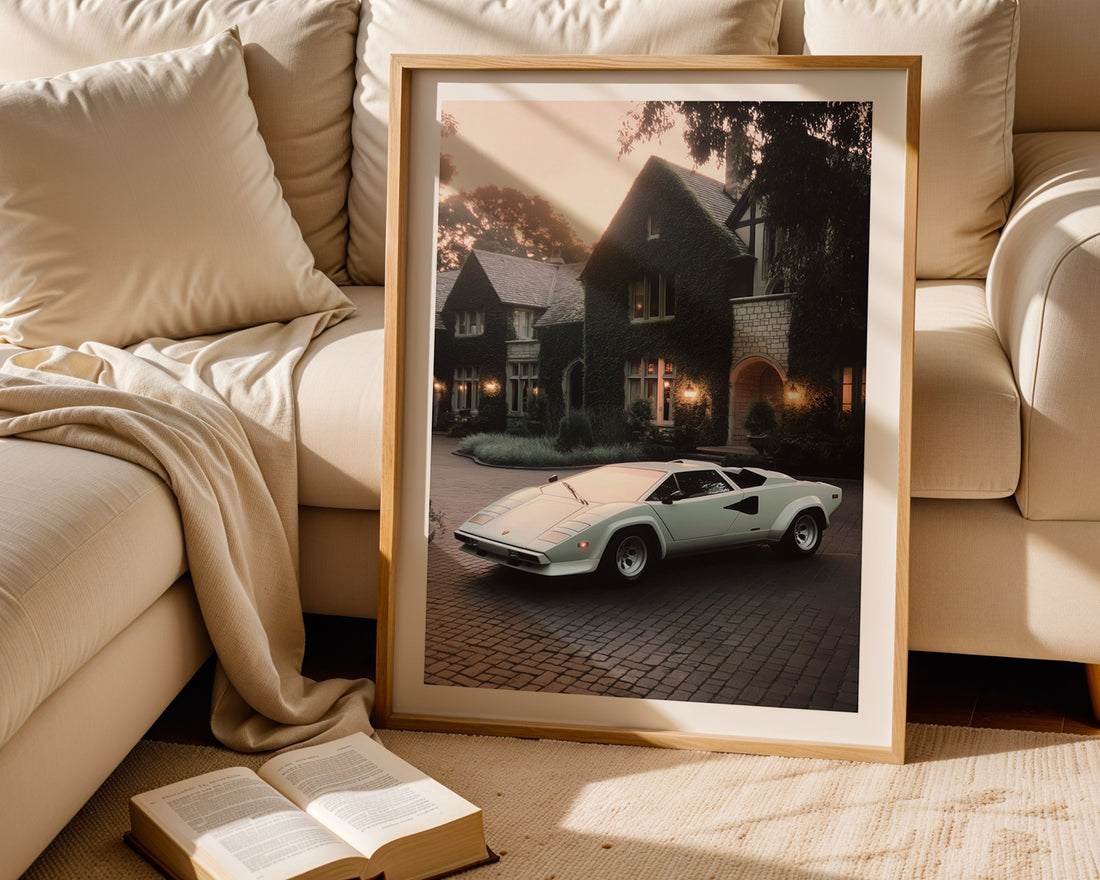 Countach at the Mansion Poster