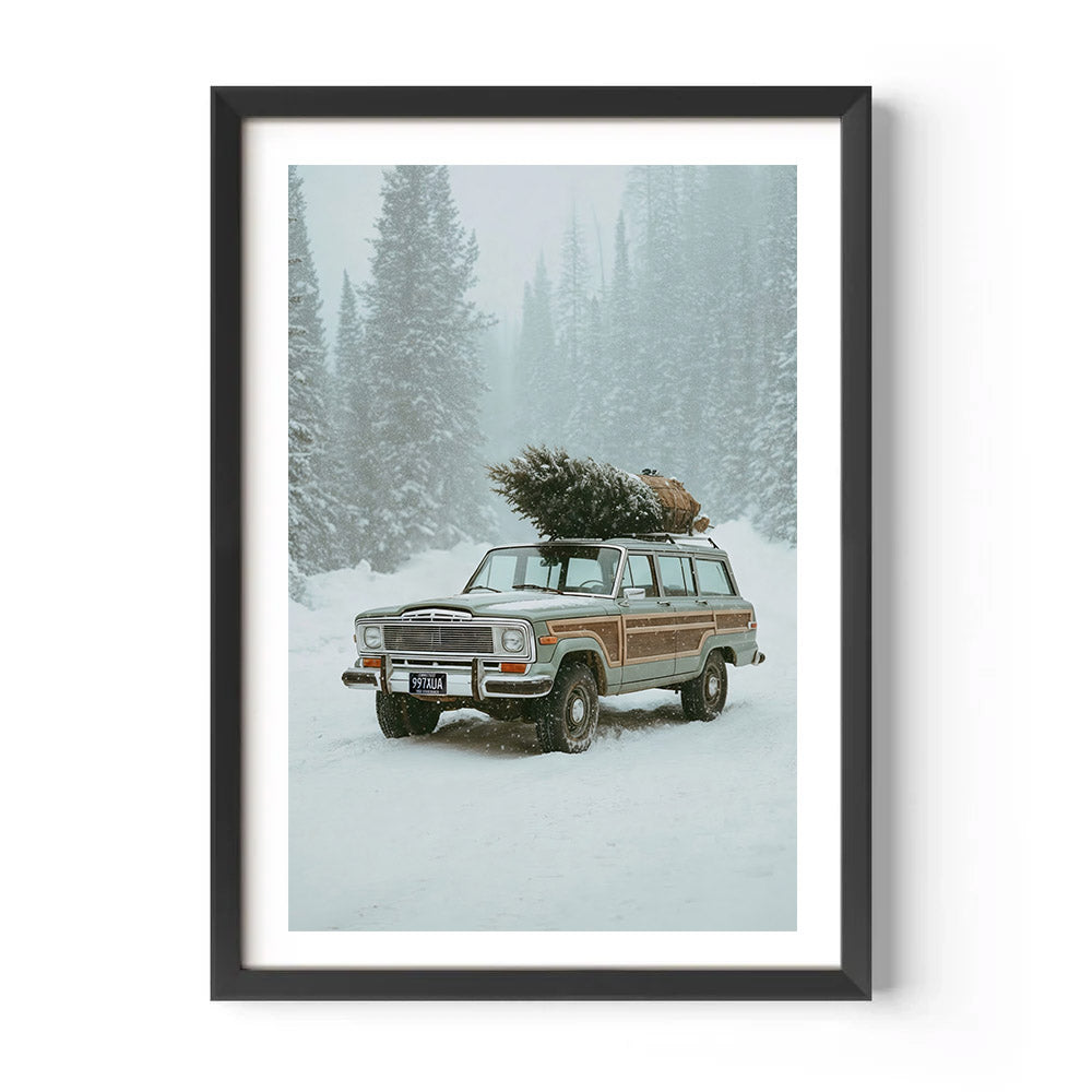 Wagoneer Through the Pines Poster