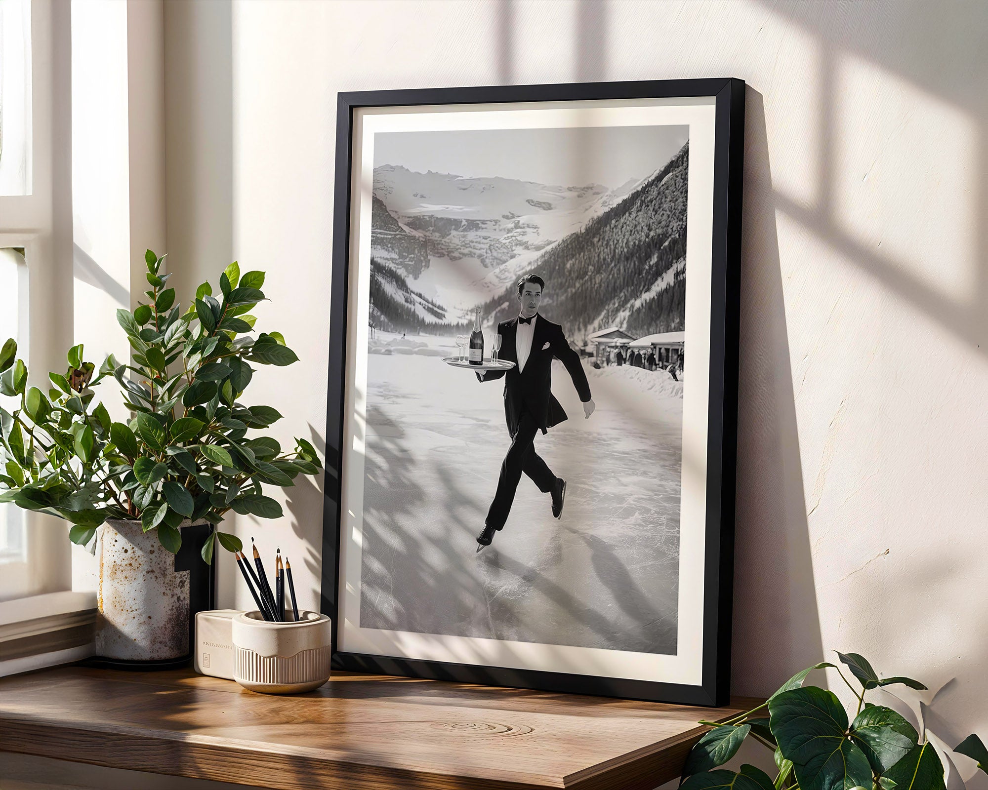 The Ice Waiter, St. Moritz