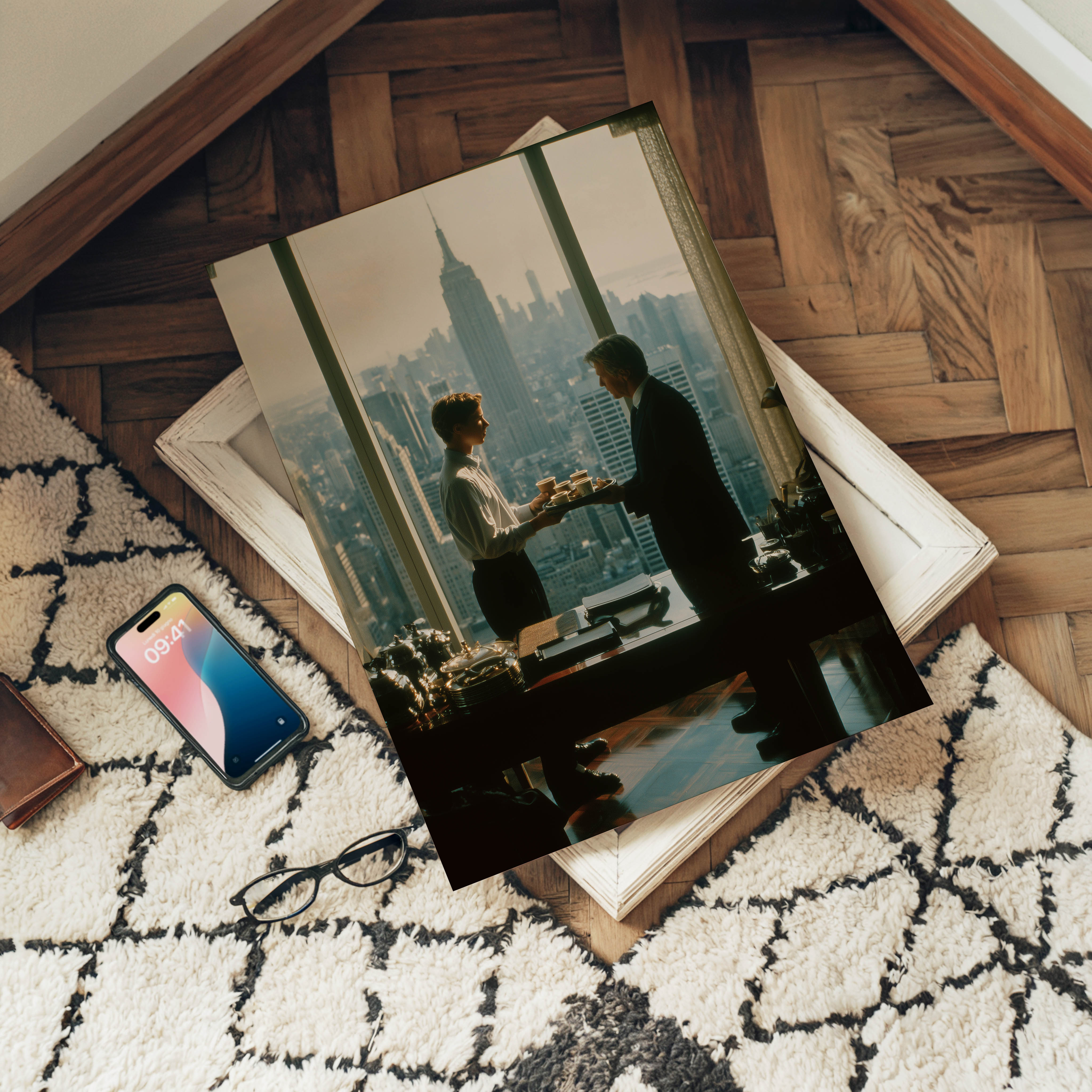 Wall Street Coffee Poster