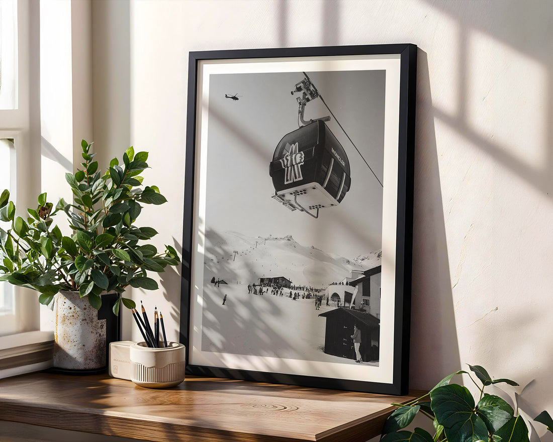 Courchevel Gondola Poster