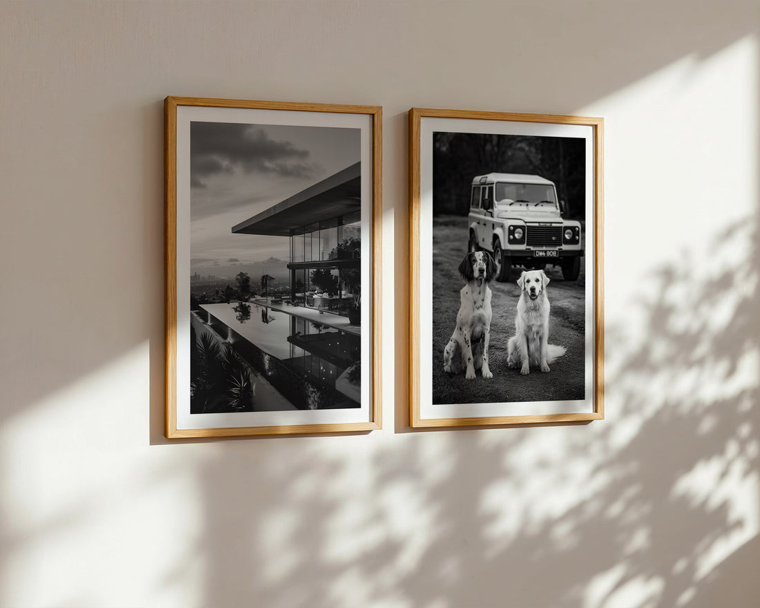LA Hillside Villa Poster