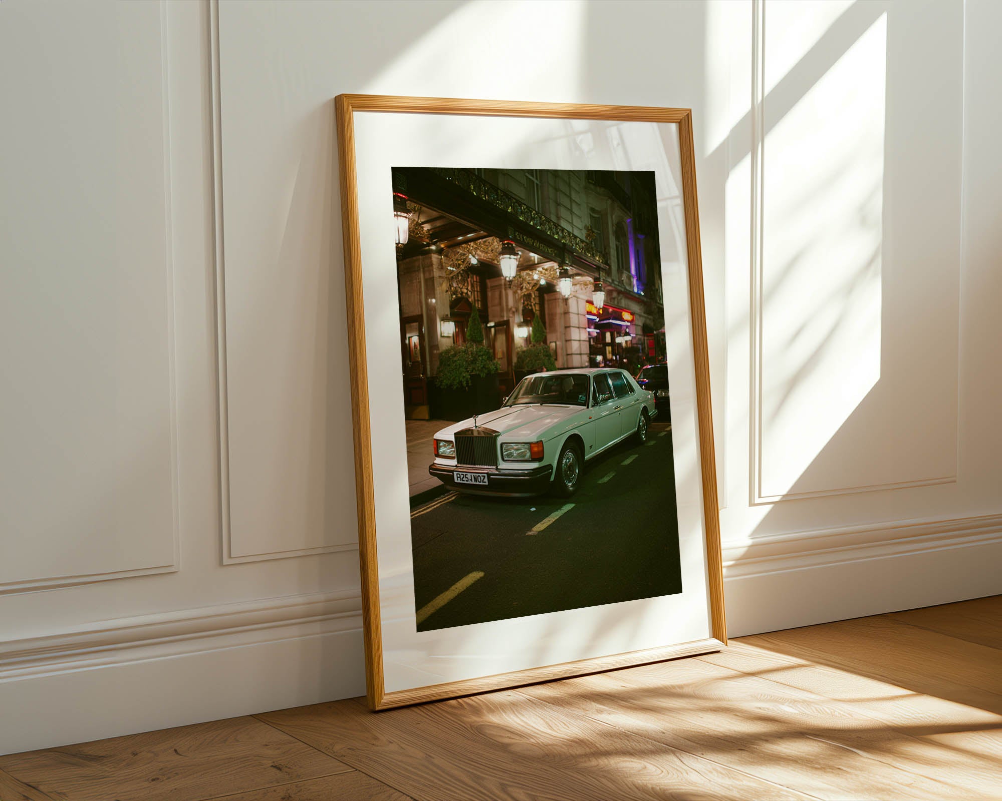 London Nights – Vintage Rolls Royce Poster