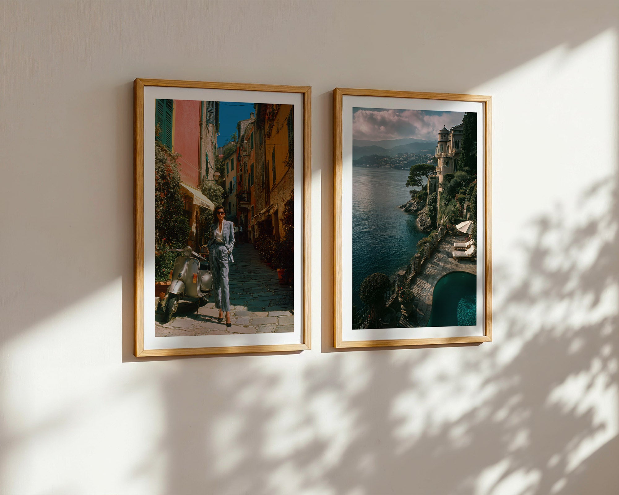 Vespa of Portofino Poster