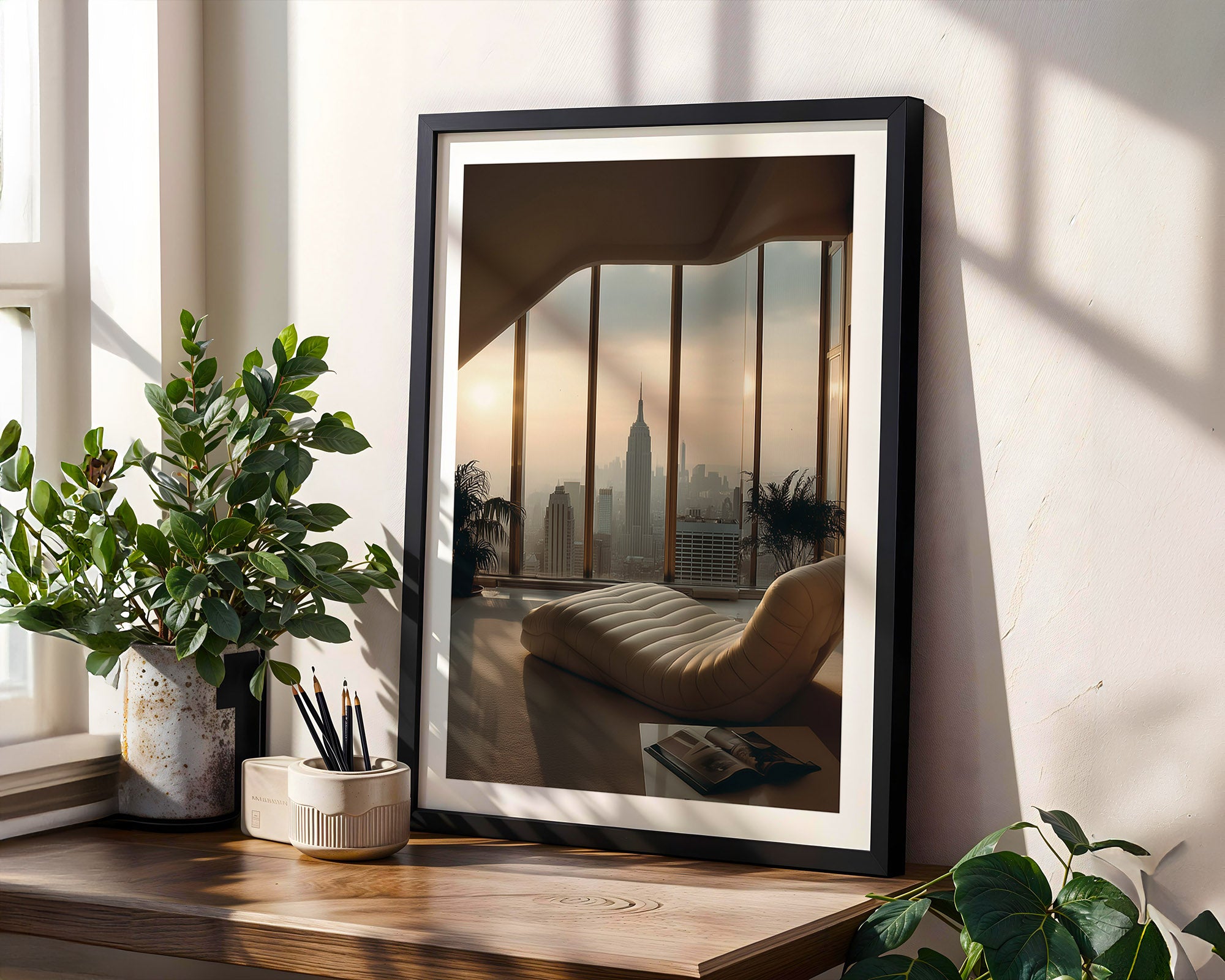 Day Bed Manhattan Penthouse Poster