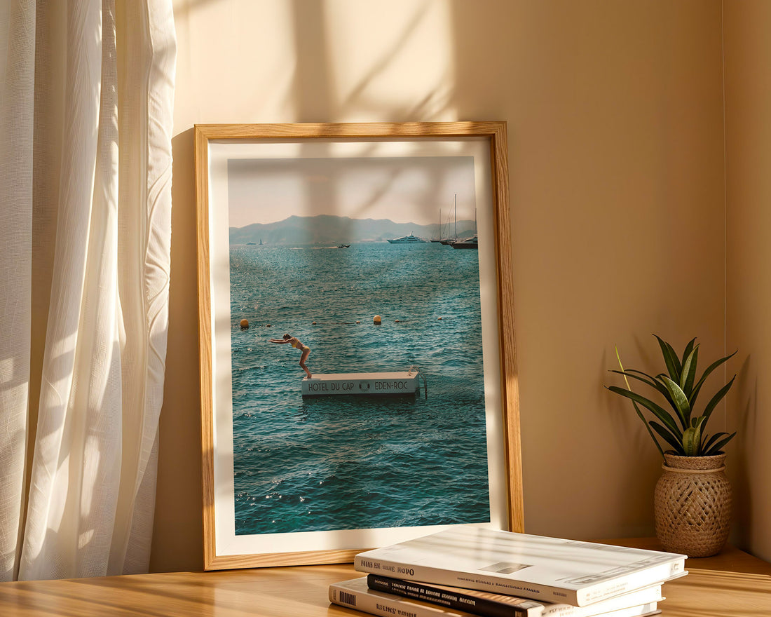 Eden-Roc Summer Dive Poster