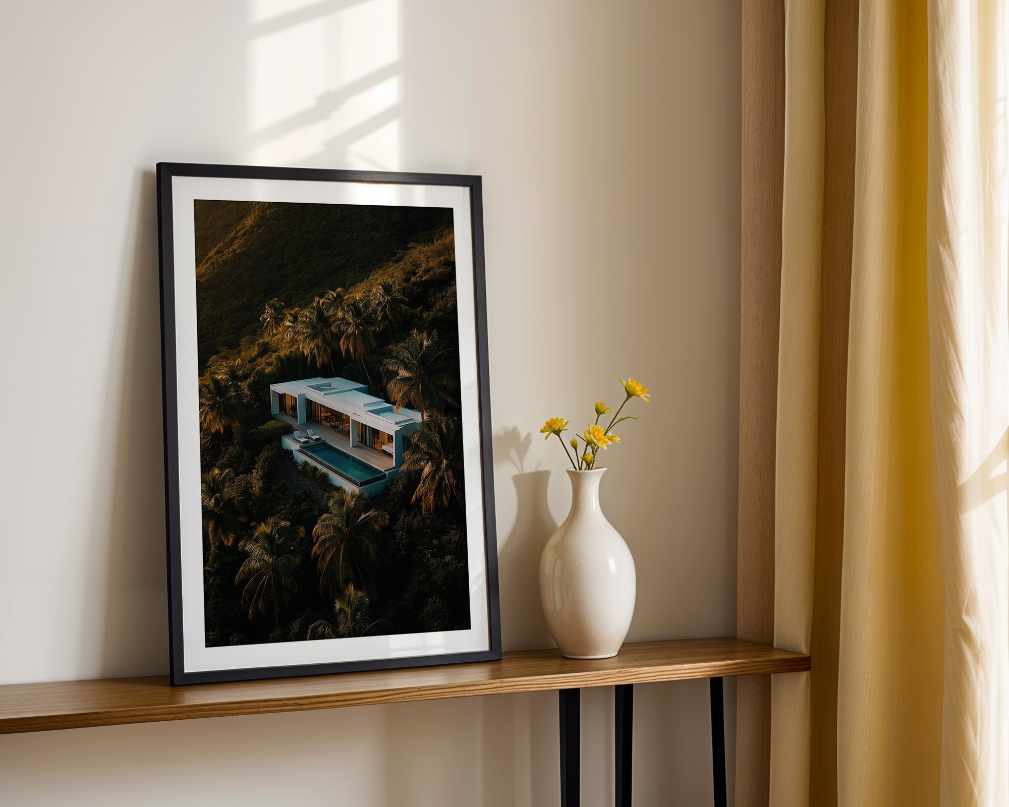 Modern Villa in the Tropics Poster