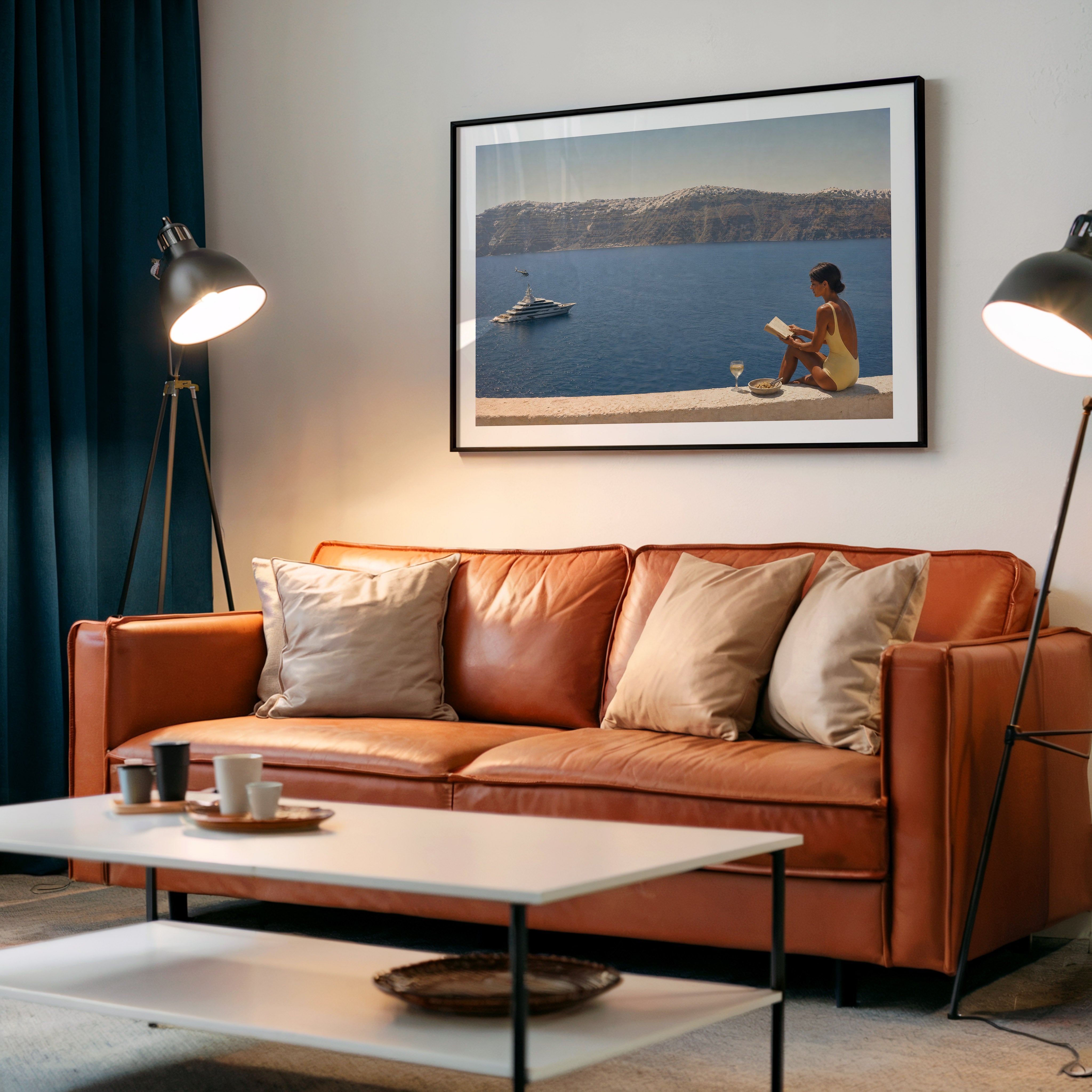 Santorin, sans interruption — Large