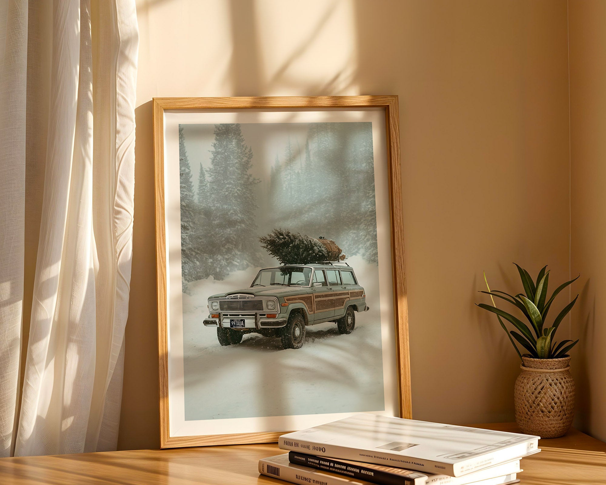 Wagoneer Through the Pines Poster