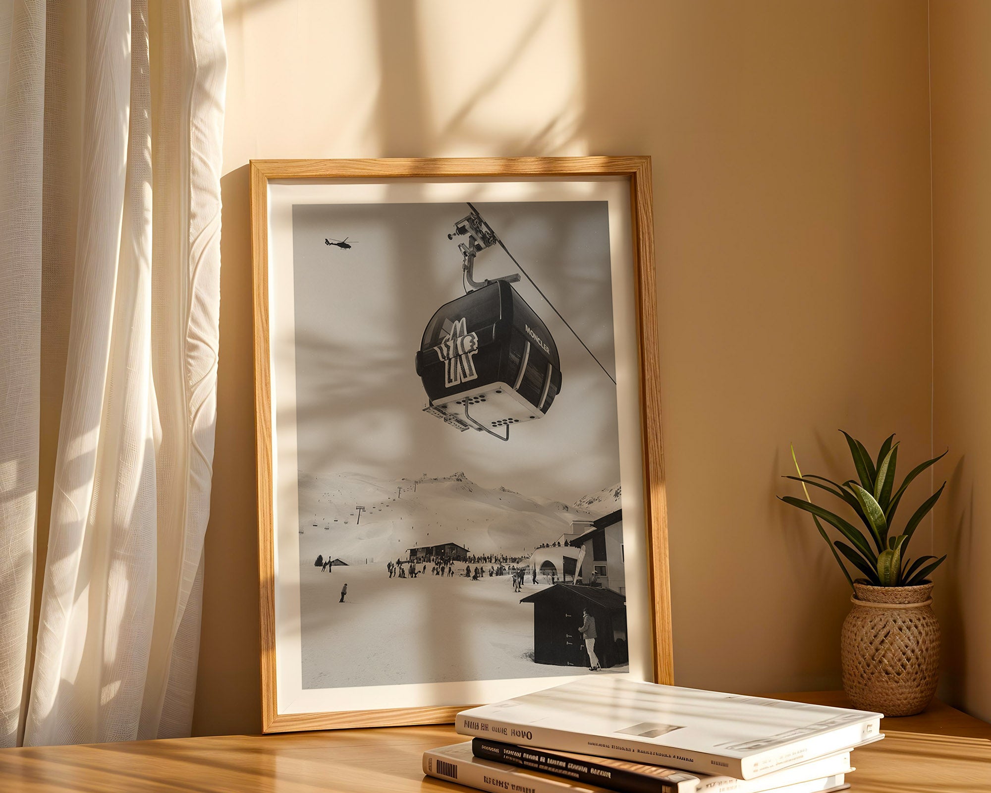 Courchevel Gondola Poster