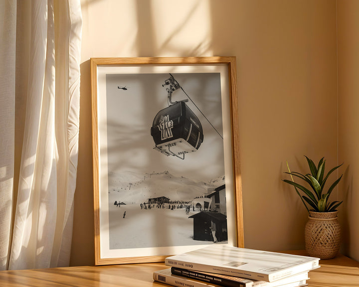 Courchevel Gondola Poster