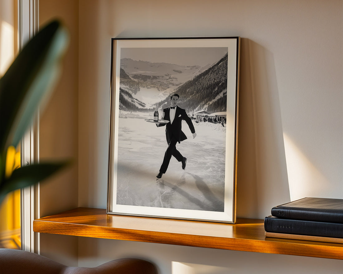 The Ice Waiter, St. Moritz