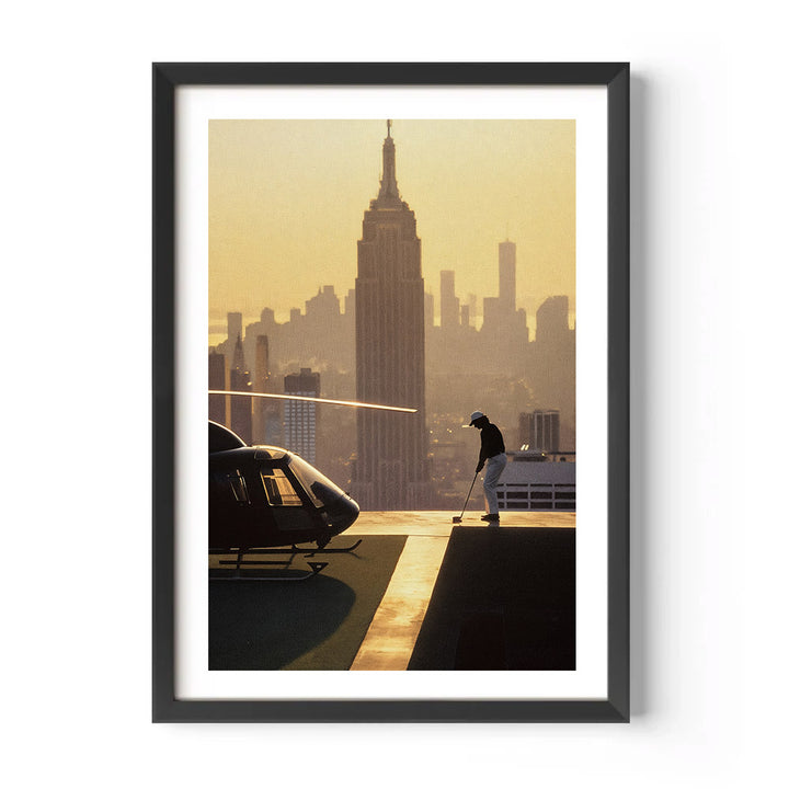 Swinging Above Manhattan Poster