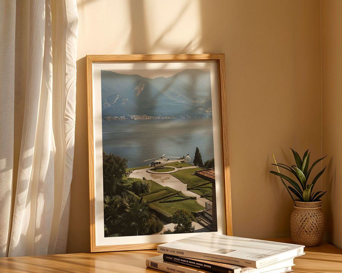 Ankunft auf dem Anwesen am Comer See