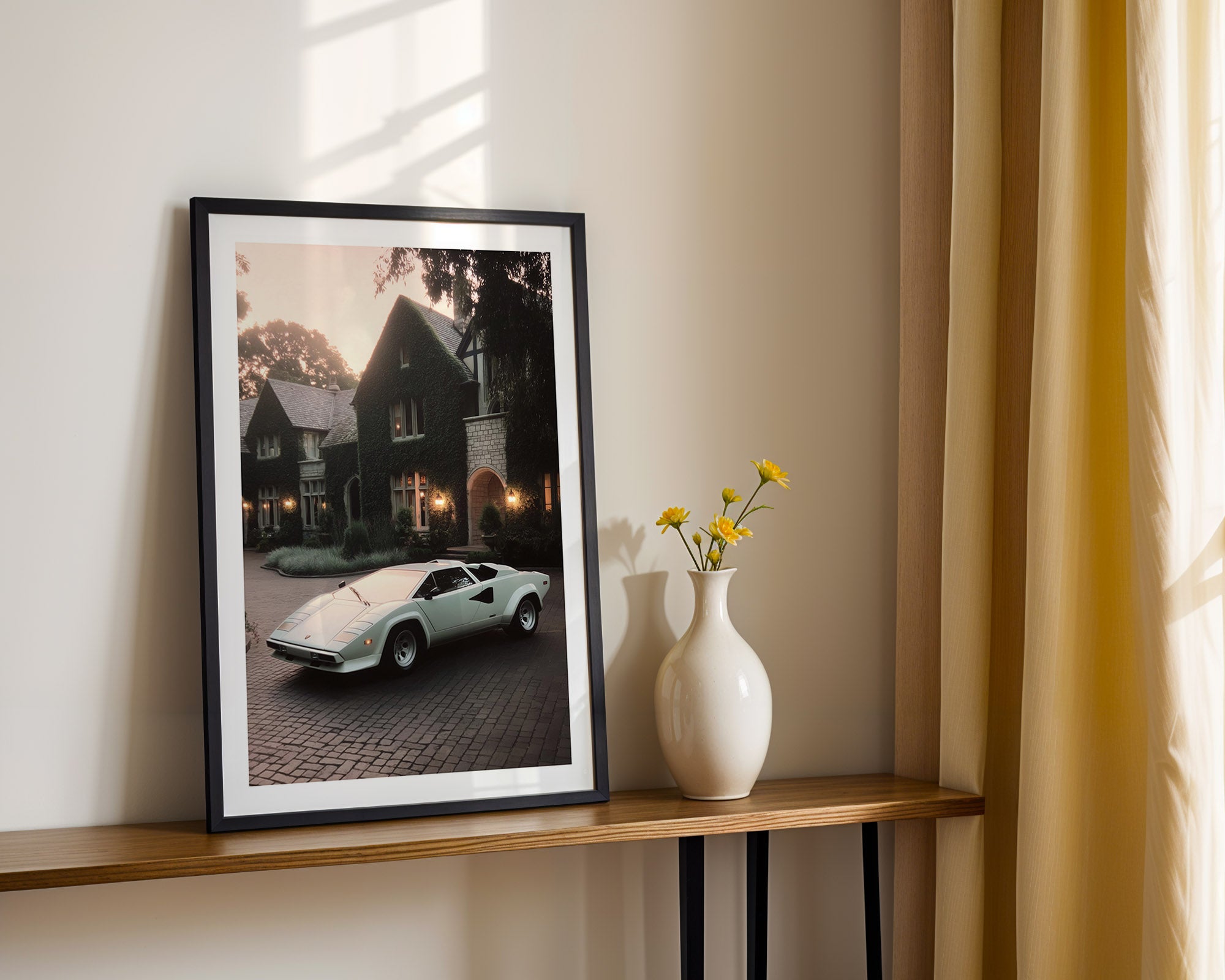 Countach at the Mansion Poster