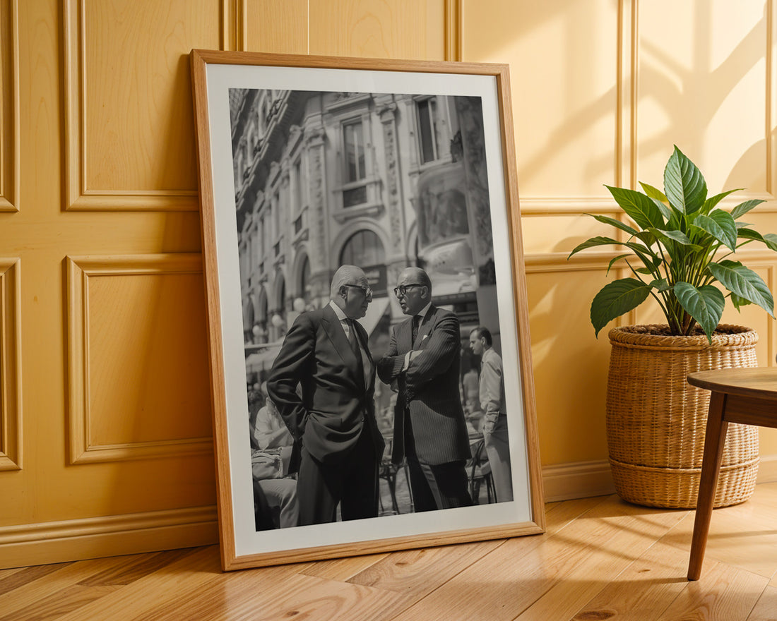 Gentlemen of Milan poster Vintage 1990