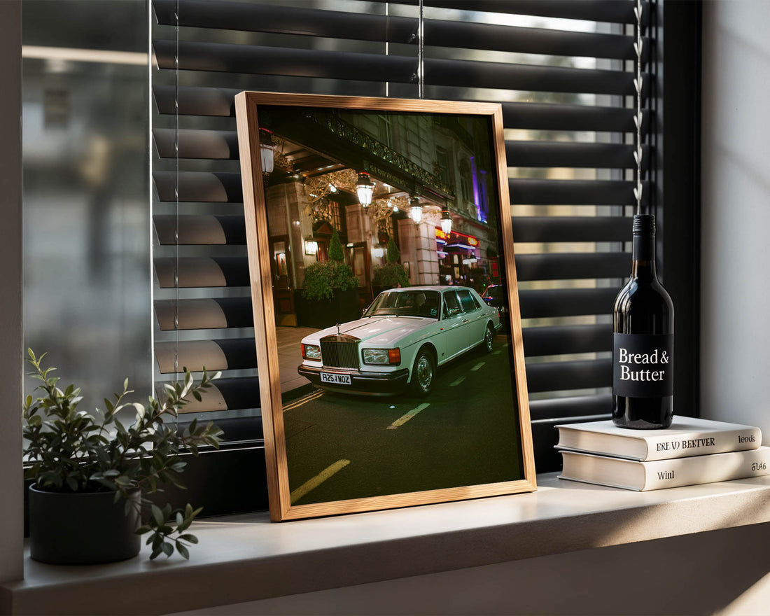 London Nights – Vintage Rolls Royce Poster