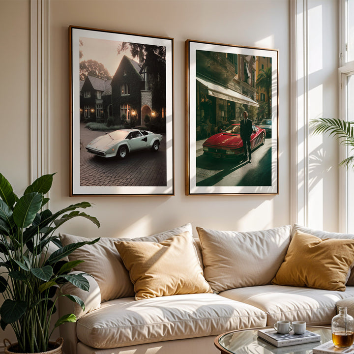 Countach at the Mansion Poster