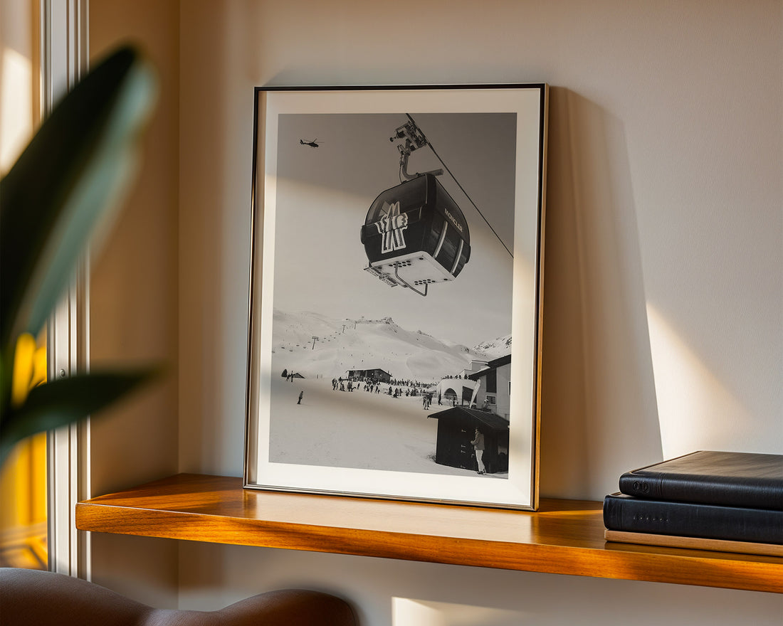 Courchevel Gondola Poster