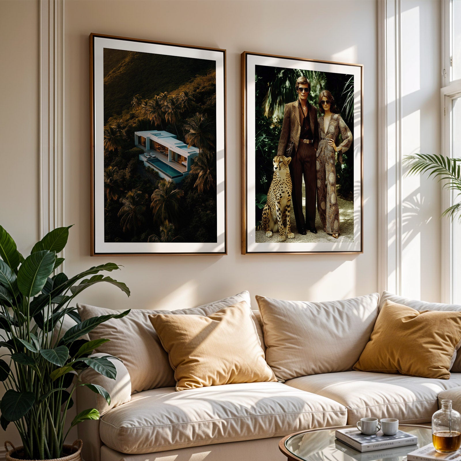 Modern Villa in the Tropics Poster