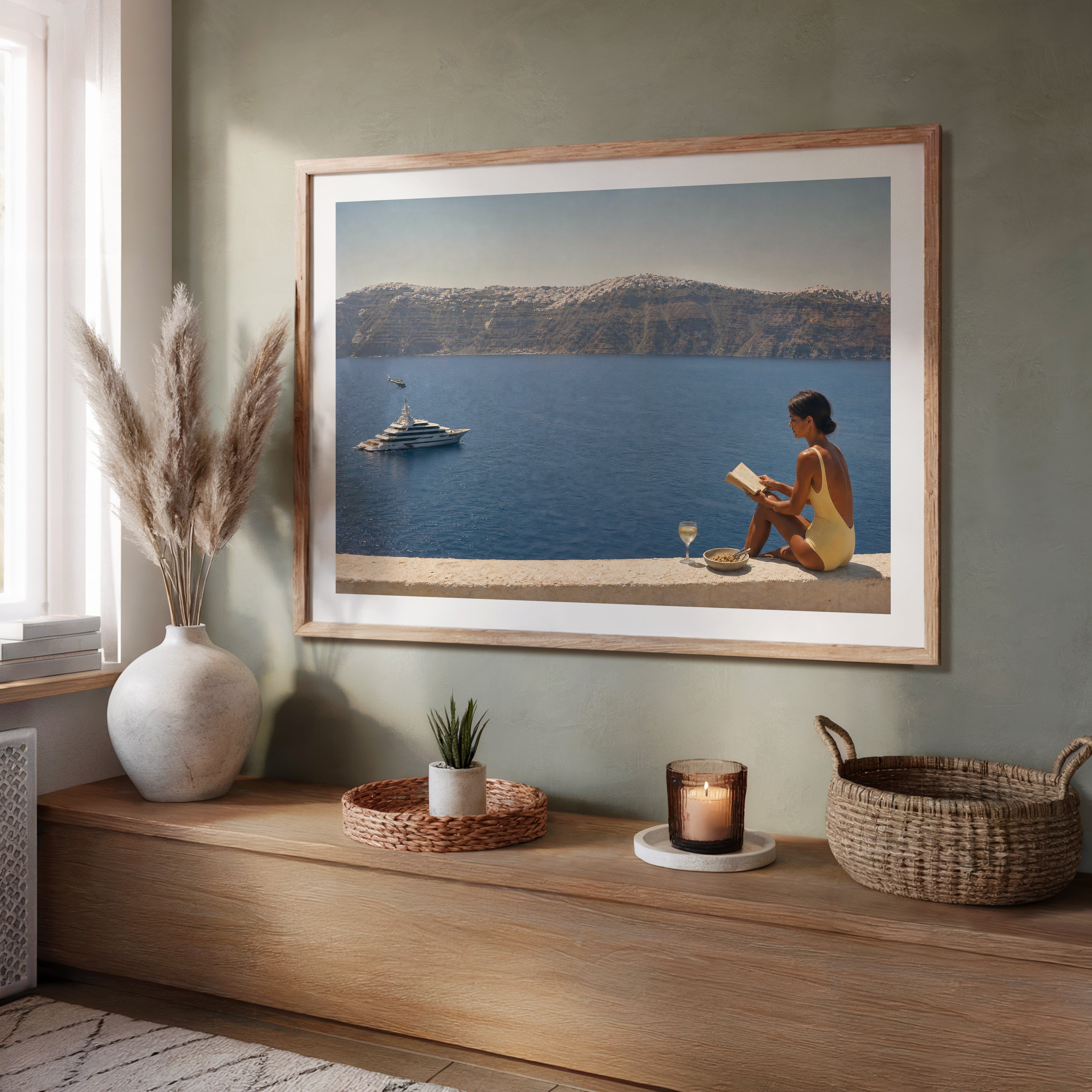 Santorin, sans interruption — Large