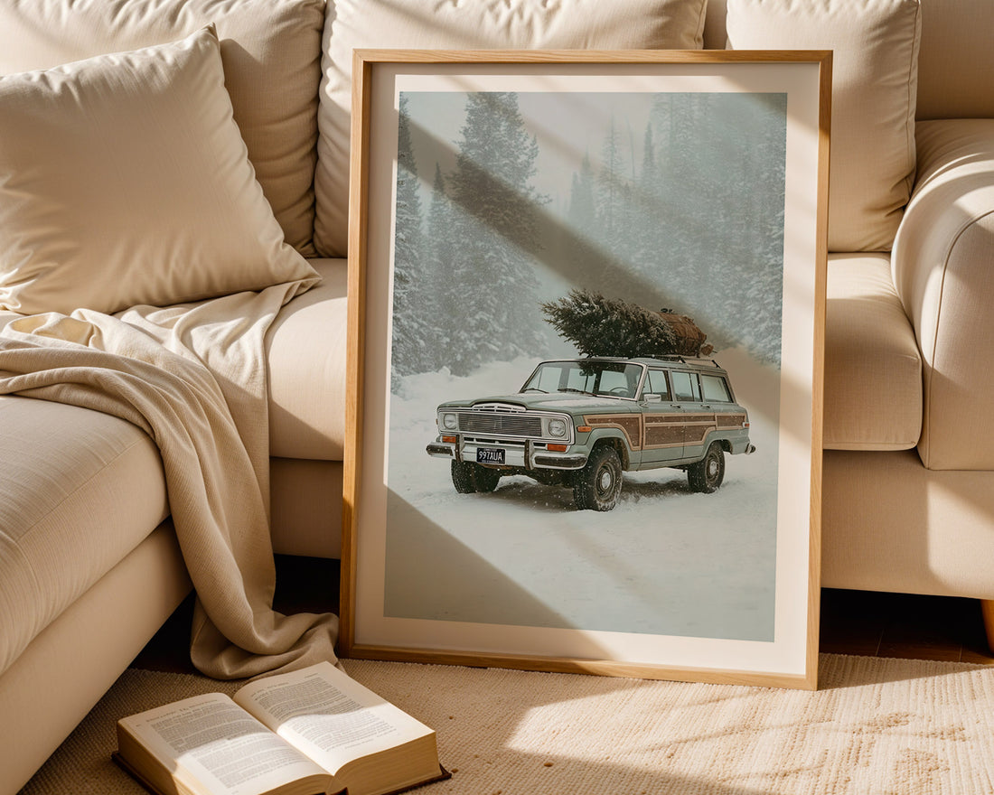 Wagoneer Through the Pines Poster