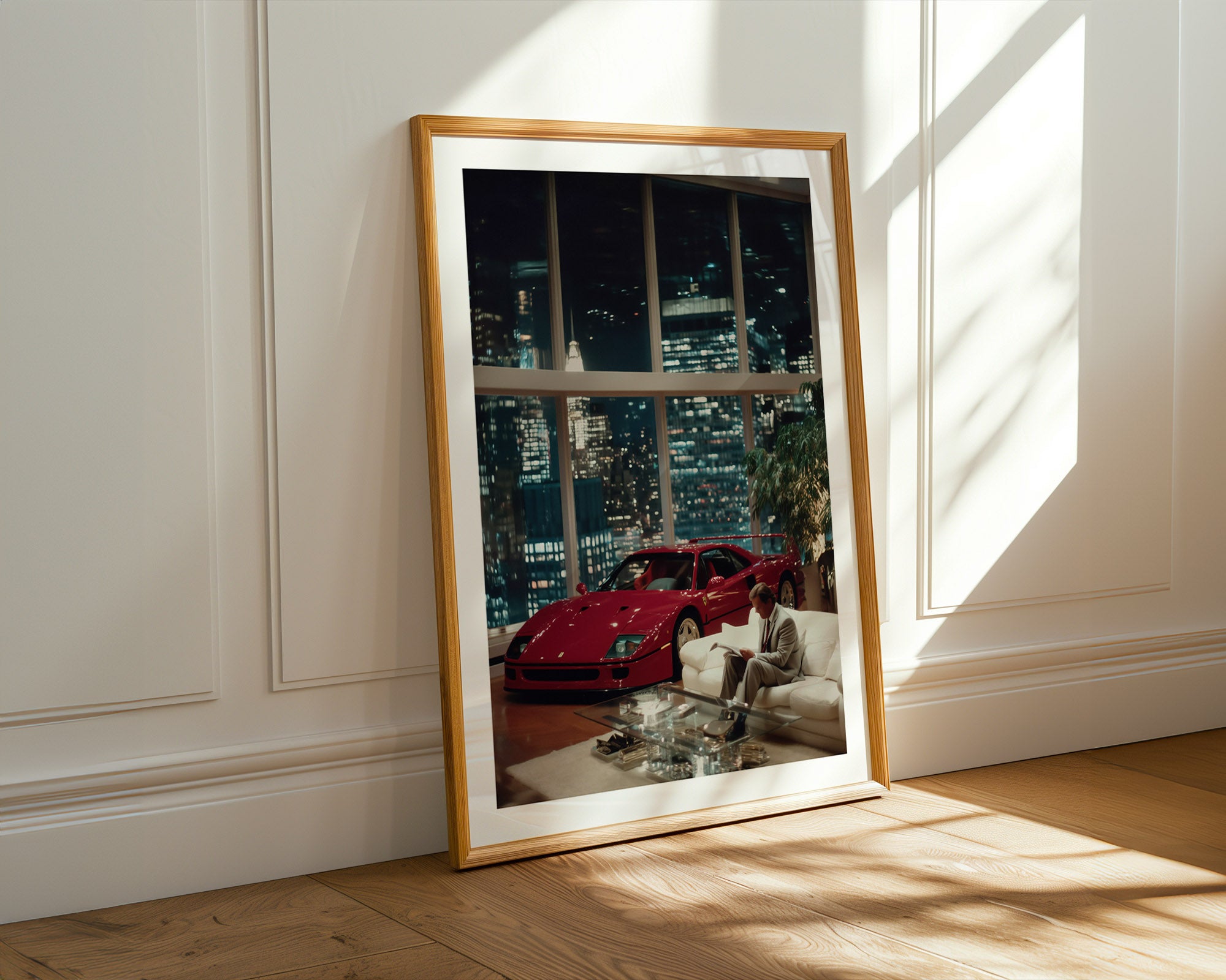 Ferrari F40 in New York Penthouse Poster