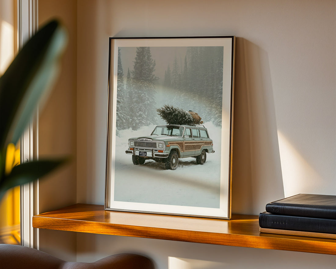 Wagoneer Through the Pines Poster
