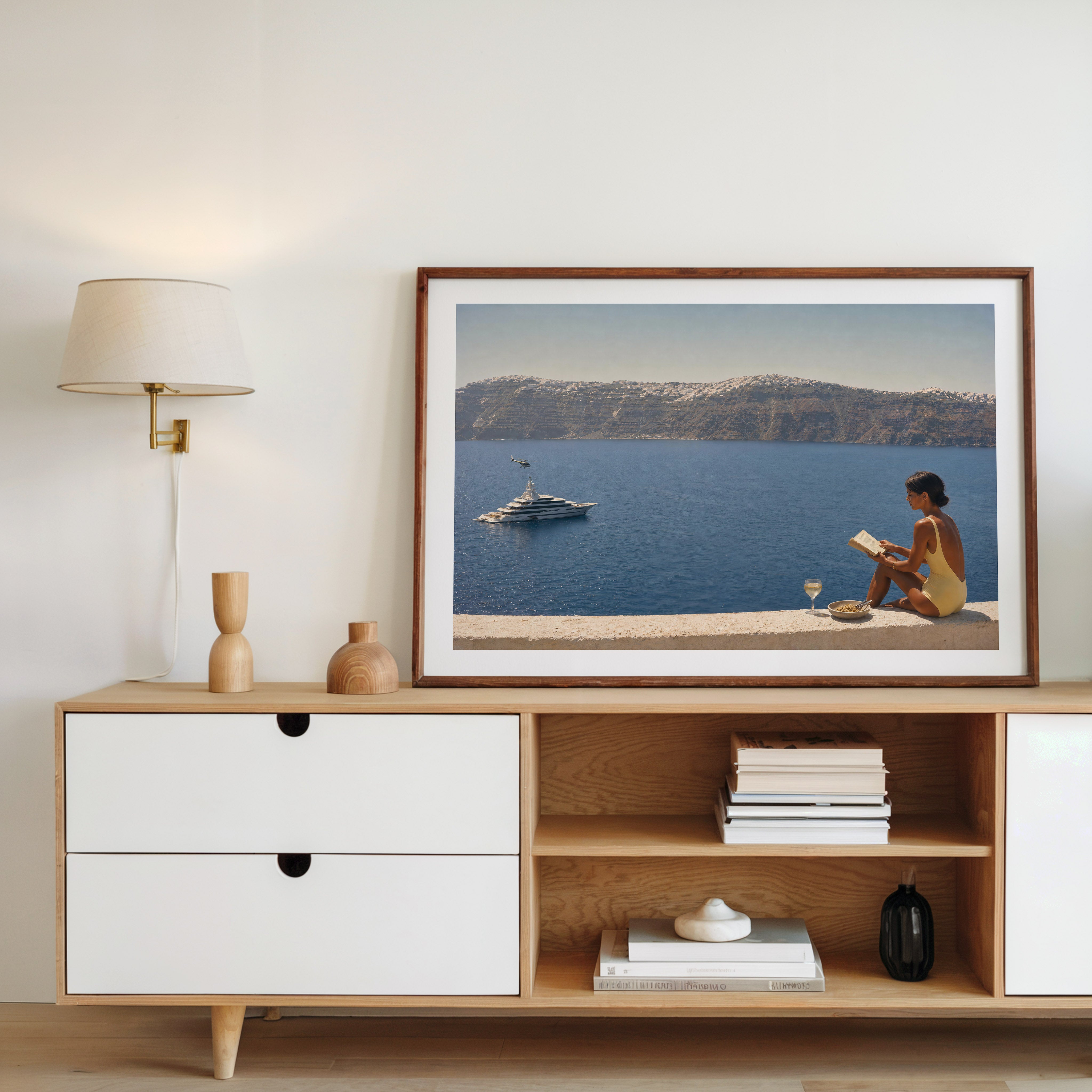 Santorin, sans interruption — Large