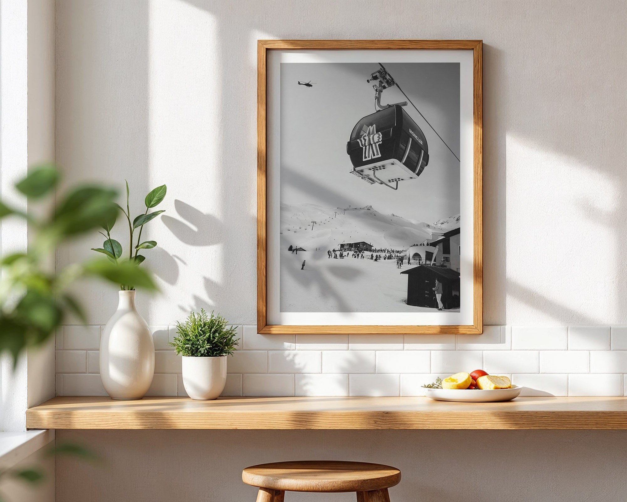 Courchevel Gondola Poster