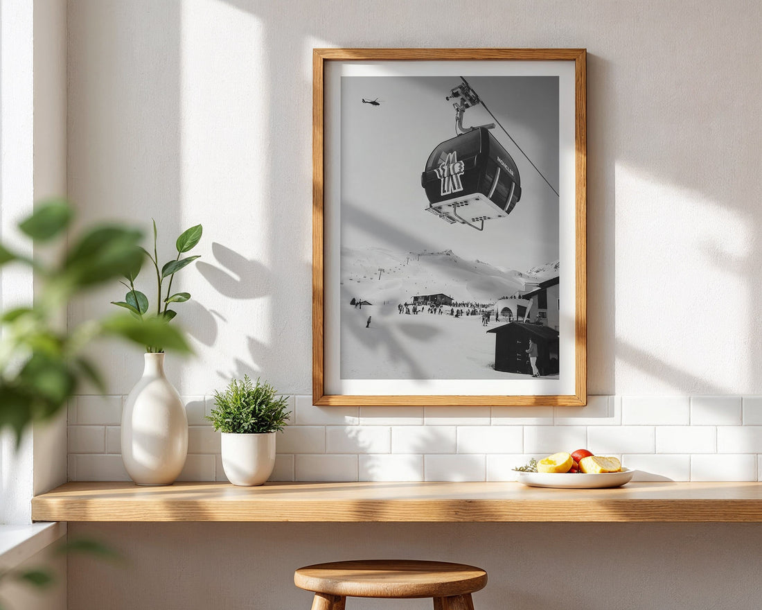 Courchevel Gondola Poster