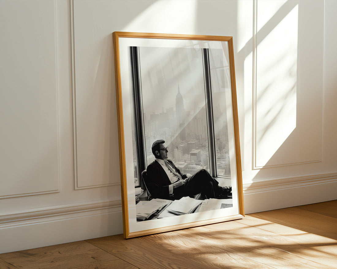 Advertising Man in New York Poster