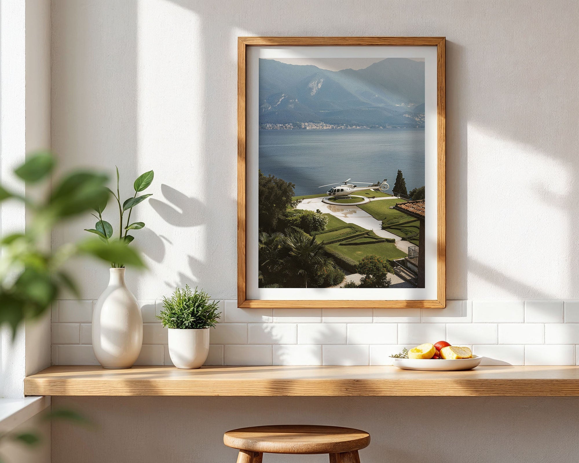 Ankunft auf dem Anwesen am Comer See