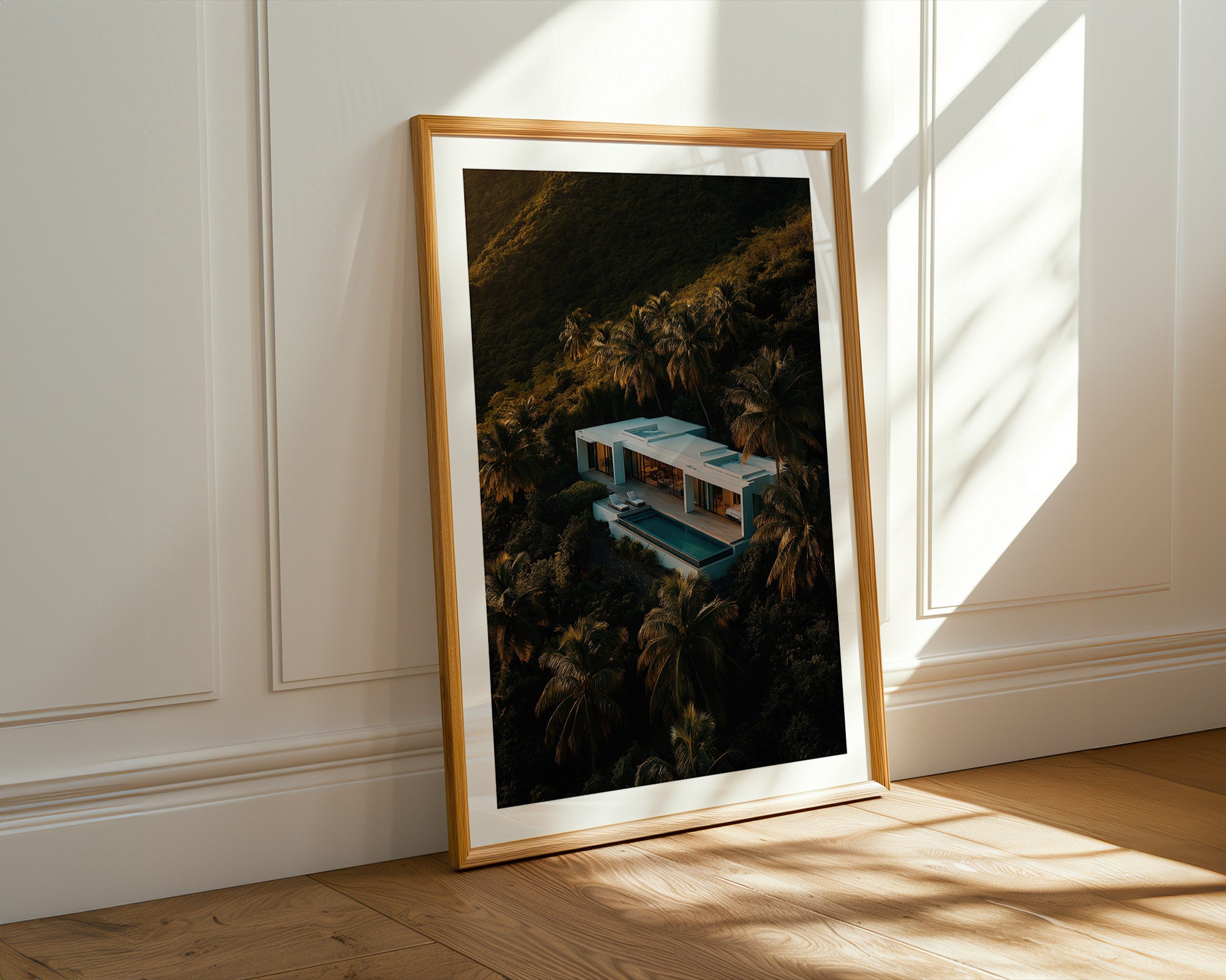 Modern Villa in the Tropics Poster