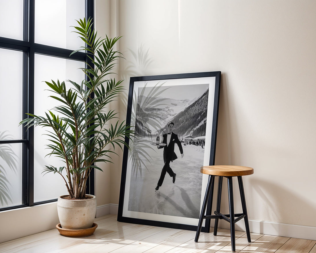 The Ice Waiter, St. Moritz