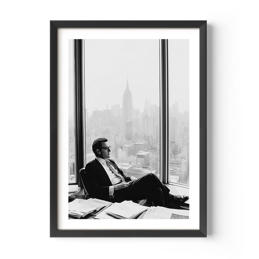 Advertising Man in New York Poster