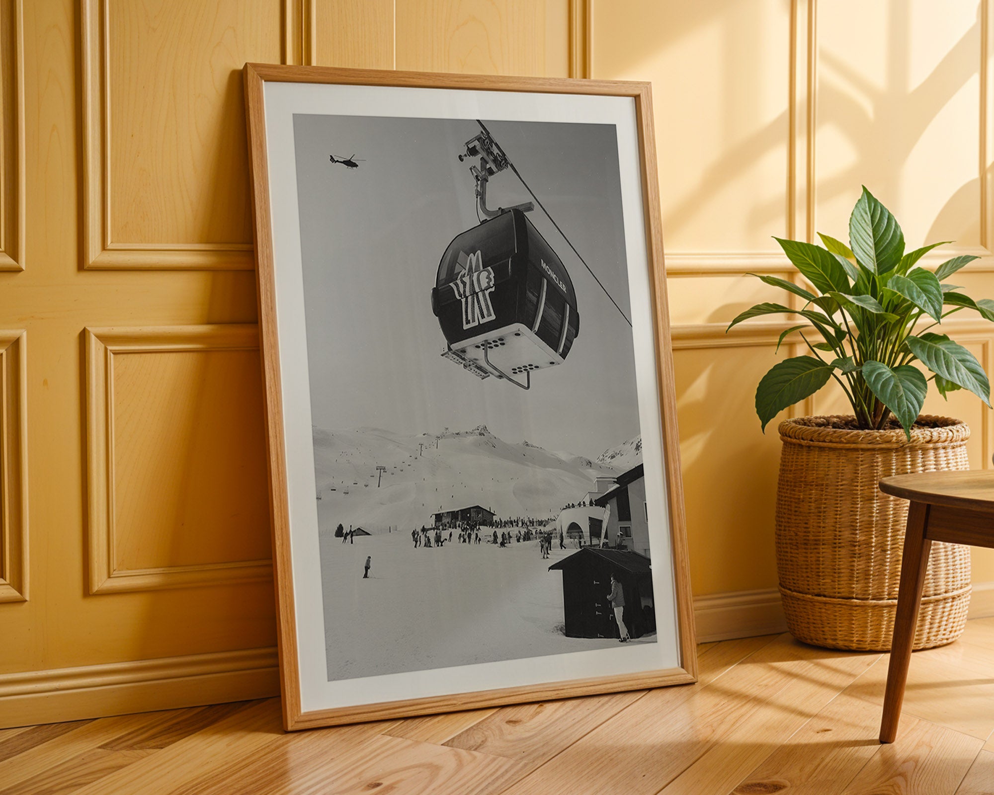 Courchevel Gondola Poster