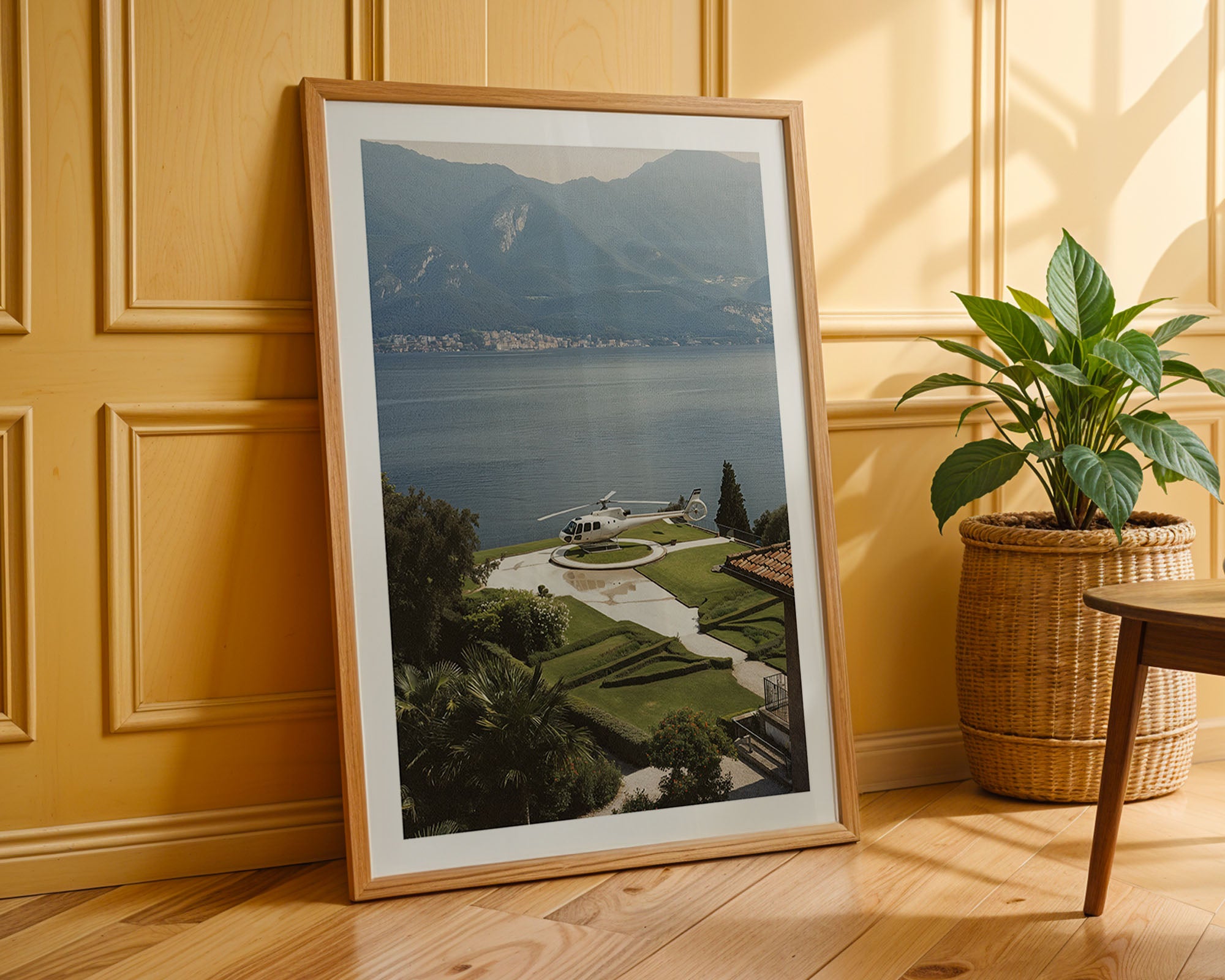 Ankunft auf dem Anwesen am Comer See