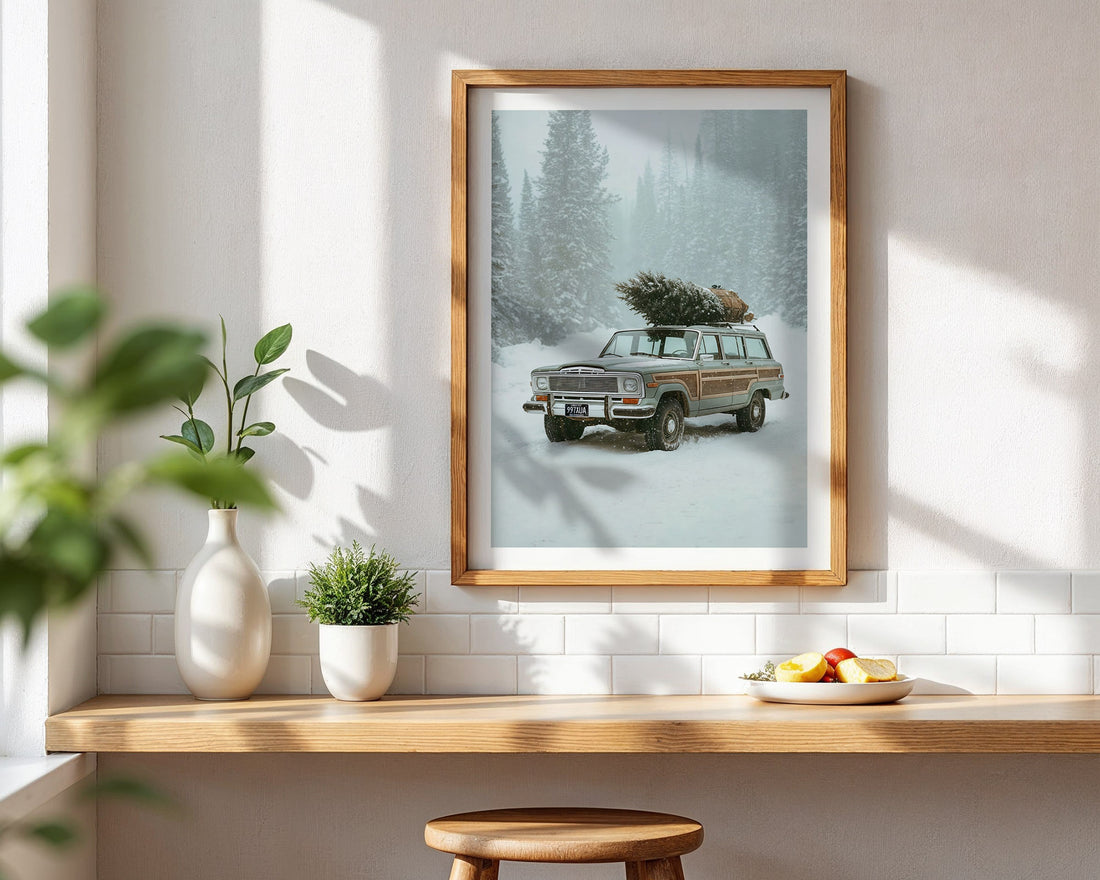 Wagoneer Through the Pines Poster
